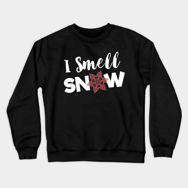 I Smell Snow Crewneck Sweatshirt by roamfree